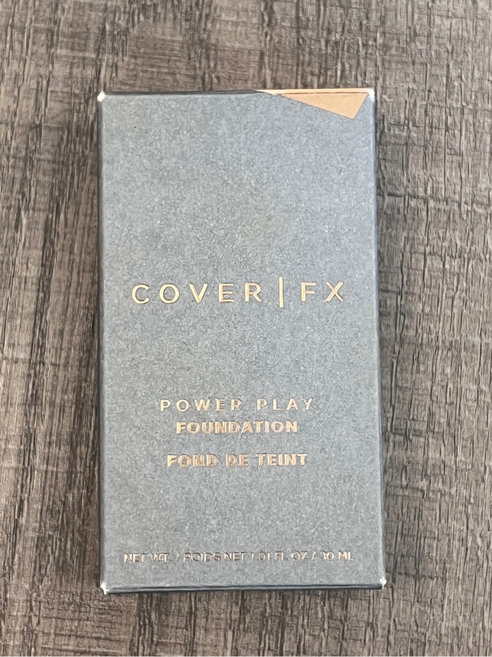 Cover FX Power Play Liquid Foundation F1 - New / Unopened